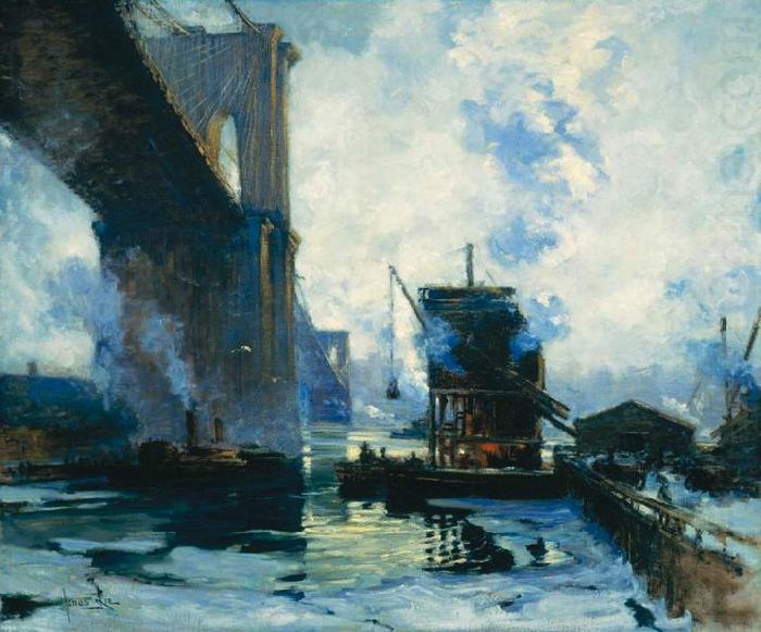 Morning on the River, Jonas Lie